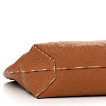 Hermes Taurillon Clemence Cabasellier 46 Gold 8 of 9
