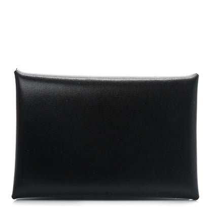 Hermes Box Calvi Card Case Black 1 of 7