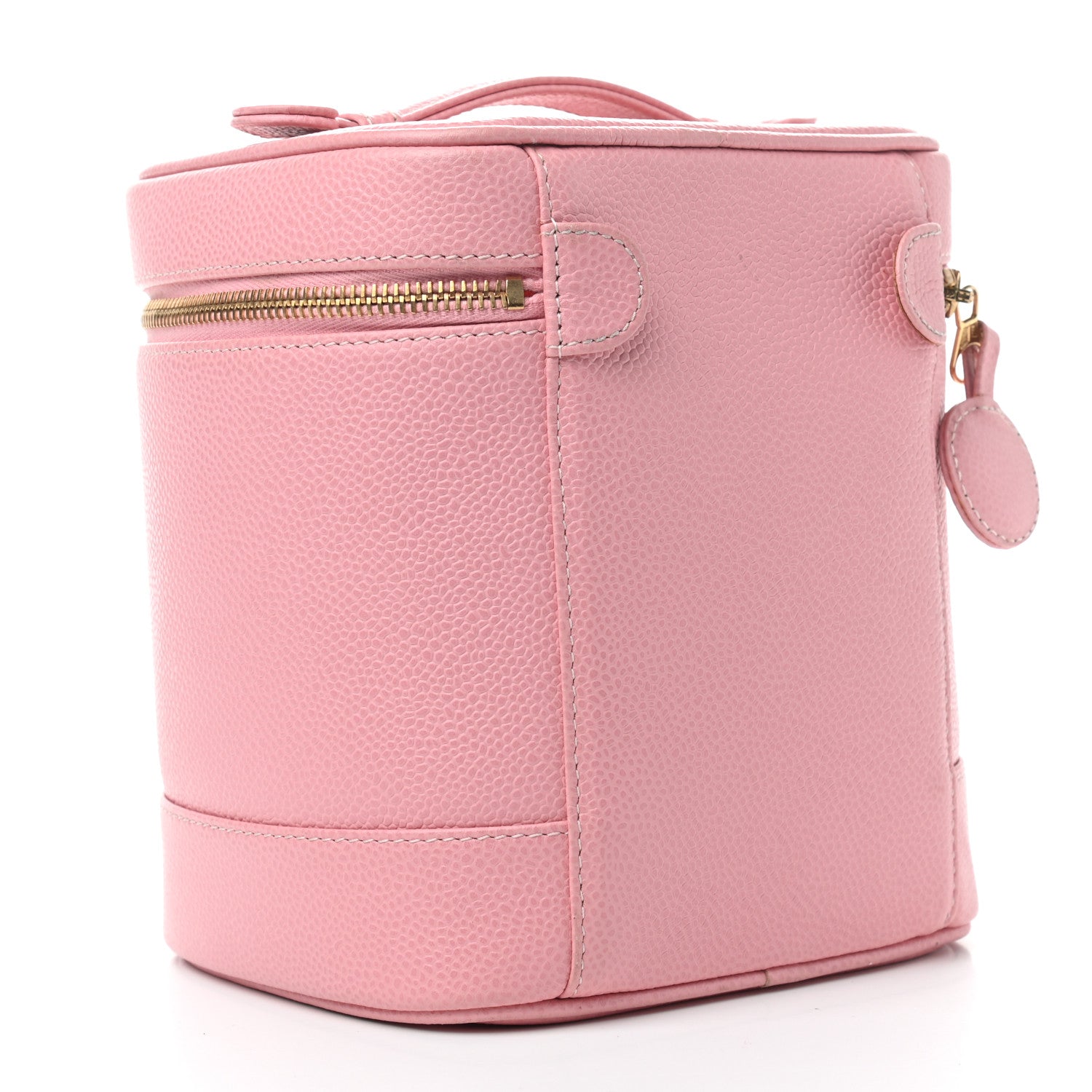 Chanel Caviar Vanity Cosmetic Case Pink 3 of 7
