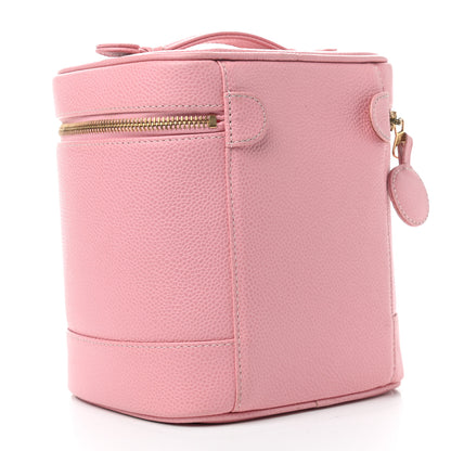 Chanel Caviar Vanity Cosmetic Case Pink 3 of 7
