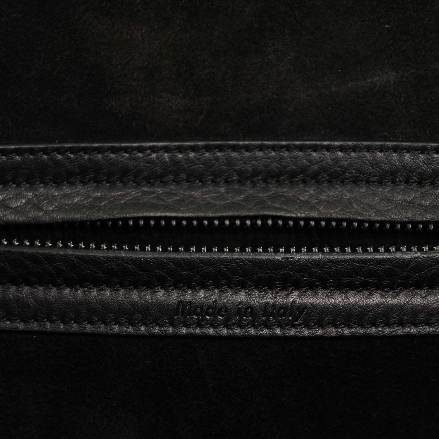 Celine Supple Calfskin Medium Phantom Luggage Black 6 of 7