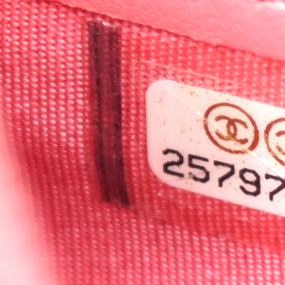 Chanel Caviar Quilted Large Boy Zip Around Wallet Coral 8 of 24