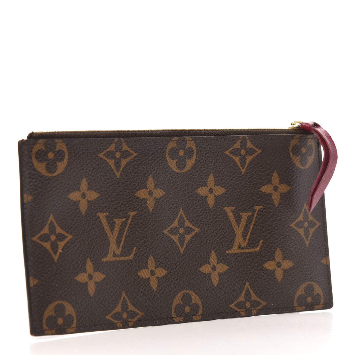 Monogram Felicie Chain Wallet Zippered Insert Fuchsia