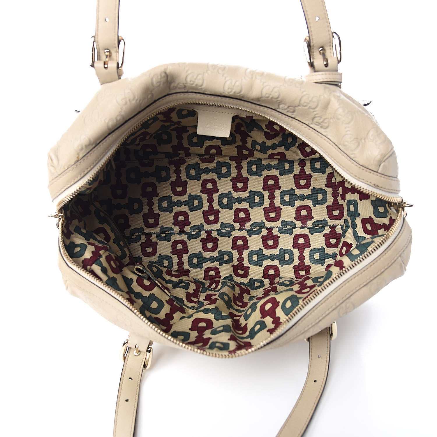 Gucci Guccissima 85th Anniversary Large Boston White 5 of 11