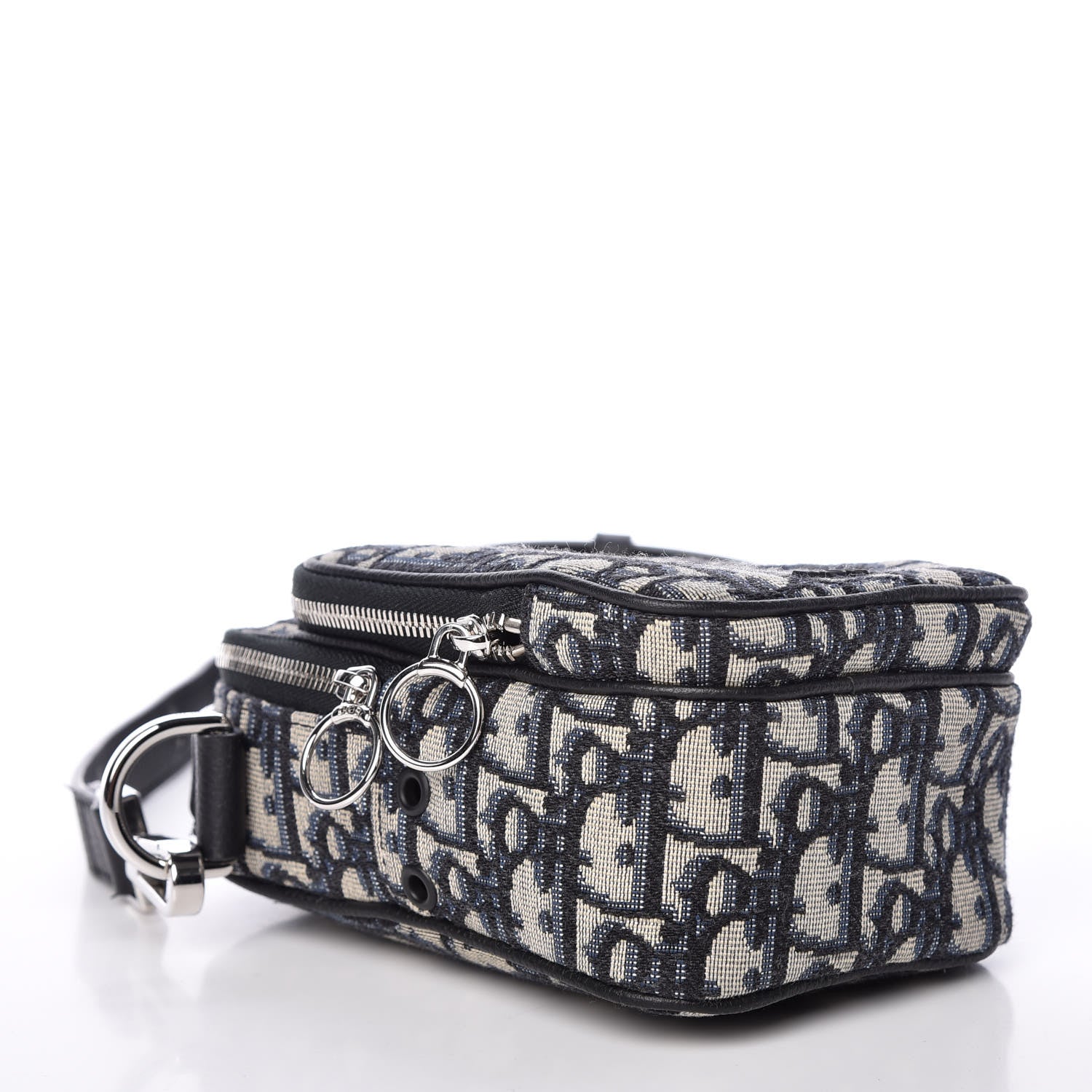 Christian Dior Oblique Crossbody Bag Blue 4 of 15