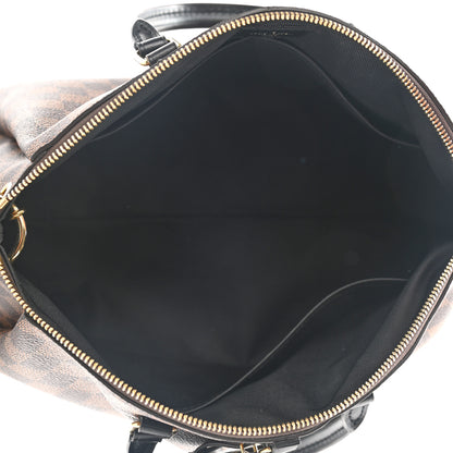 Louis Vuitton Damier Ebene Odeon Tote MM Black 5 of 9