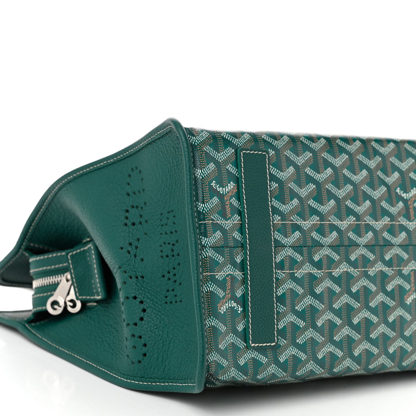 Goyardine Sac Hardy Pet Carrier PM Green