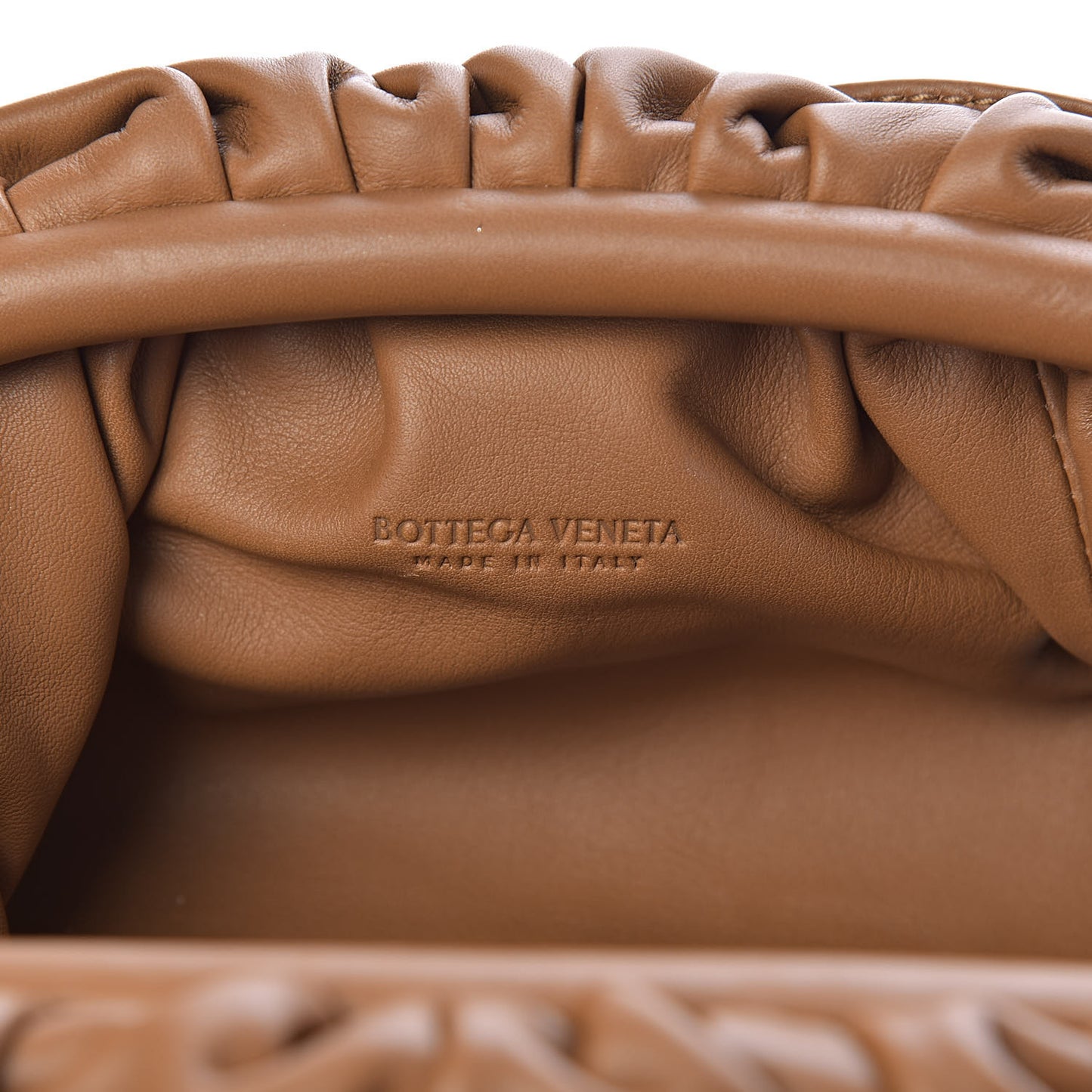 Butter Calfskin The Mini Pouch Camel