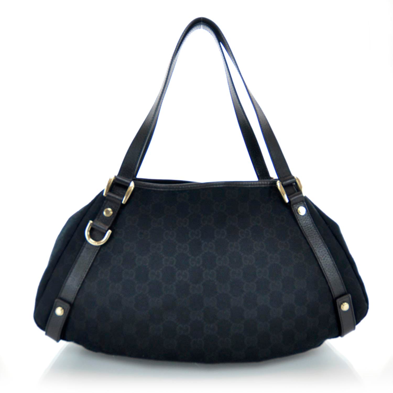 Gucci Monogram Medium Abbey Shoulder Bag Black 1 of 10