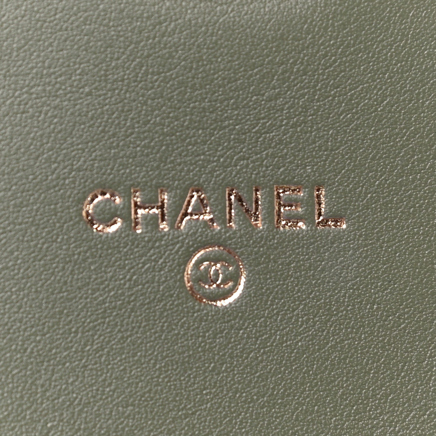 Chanel Calfskin Quilted Coco Mail Clutch With Chain Green 7 of 14