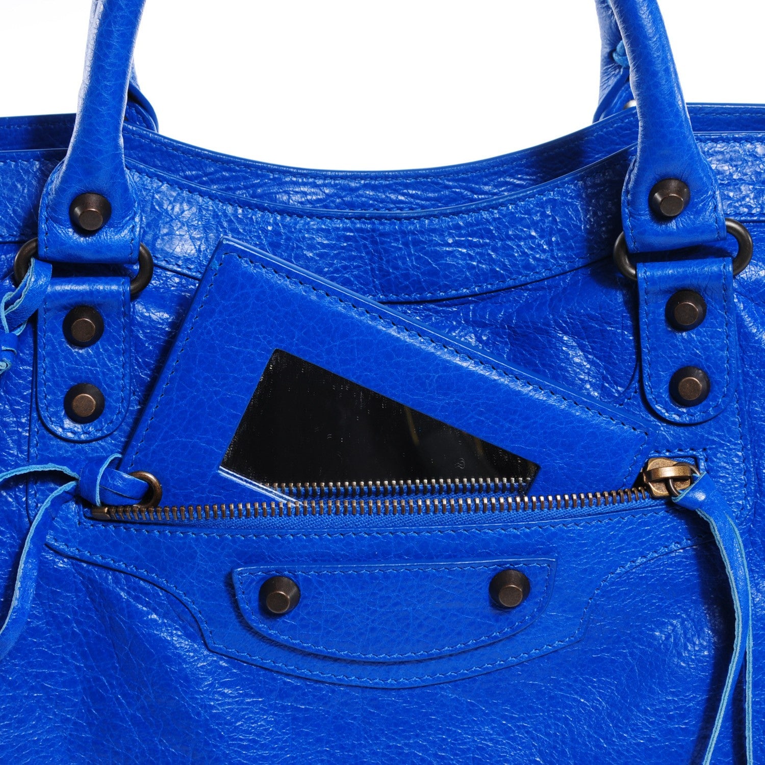 Balenciaga Agneau Classic Hardware City Bleu Lazuli 5 of 14