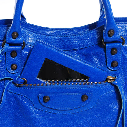 Balenciaga Agneau Classic Hardware City Bleu Lazuli 5 of 14