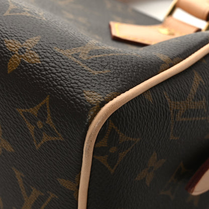 Louis Vuitton Monogram Speedy Bandouliere 20 Black 8 of 10