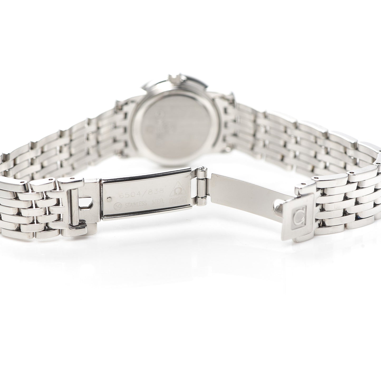 Stainless Steel Mother of Pearl 22mm De Ville Quartz Watch 4570.71.00