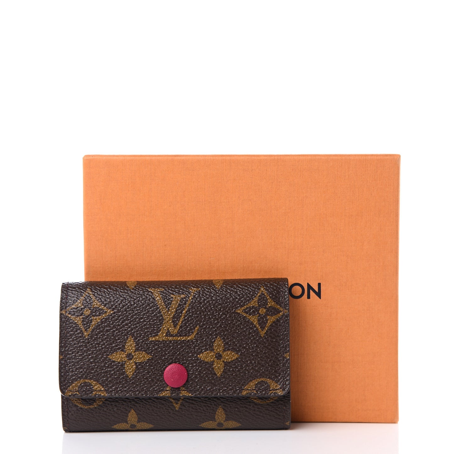 Monogram 6 Key Multicles Holder Fuchsia