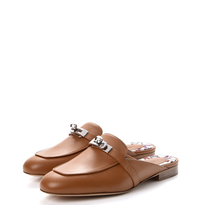 Hermes Calfskin Oz Mules 37 Palissandre 3 of 8