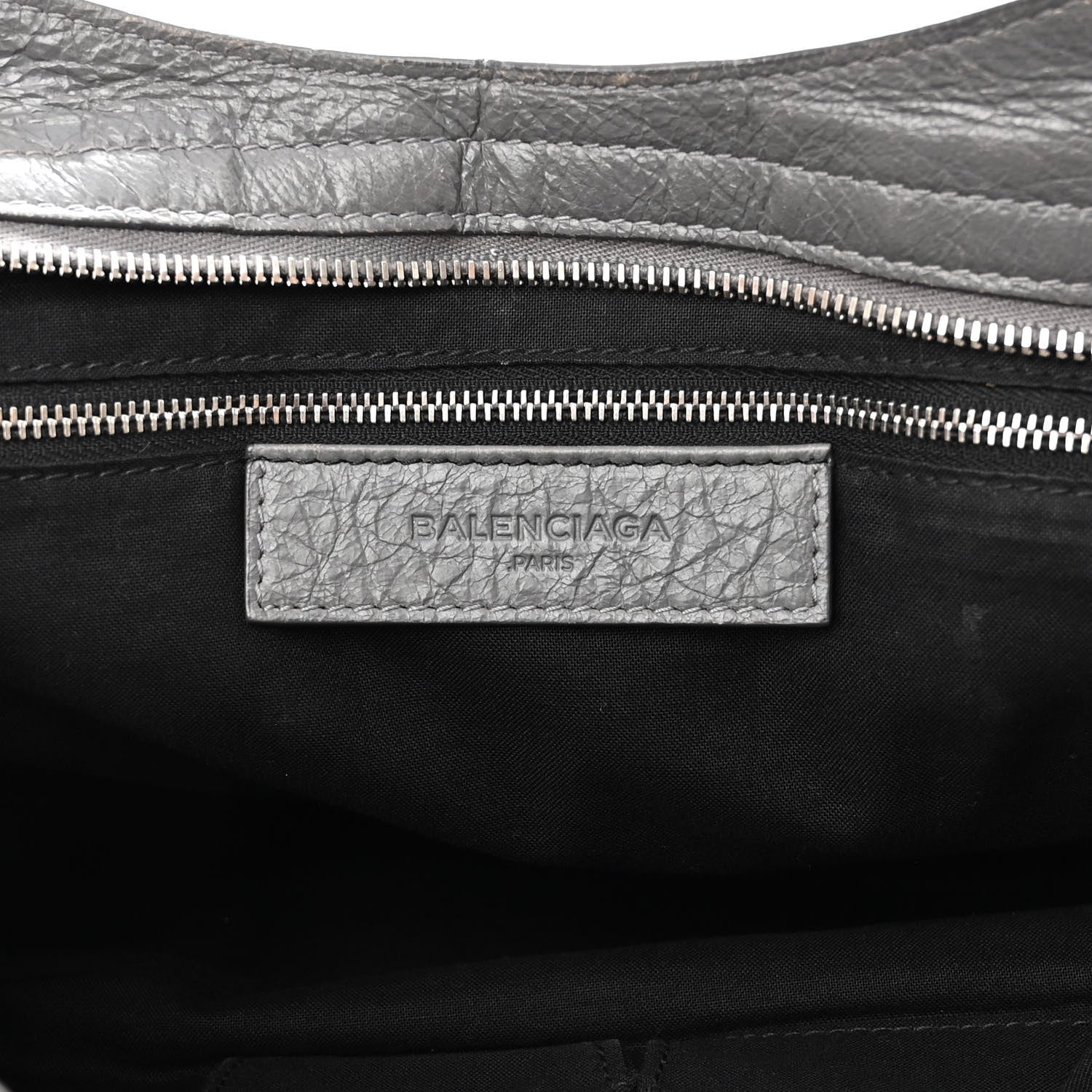 Balenciaga Agneau Silver Metallic Edge Hardware City Gris Cendre 6 of 10