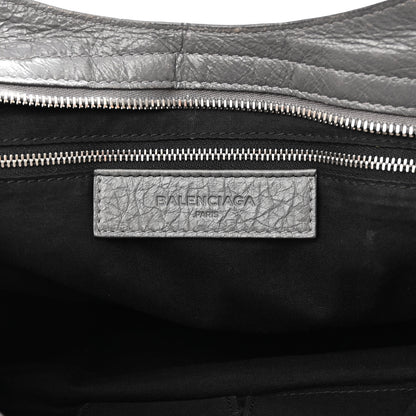 Balenciaga Agneau Silver Metallic Edge Hardware City Gris Cendre 6 of 10