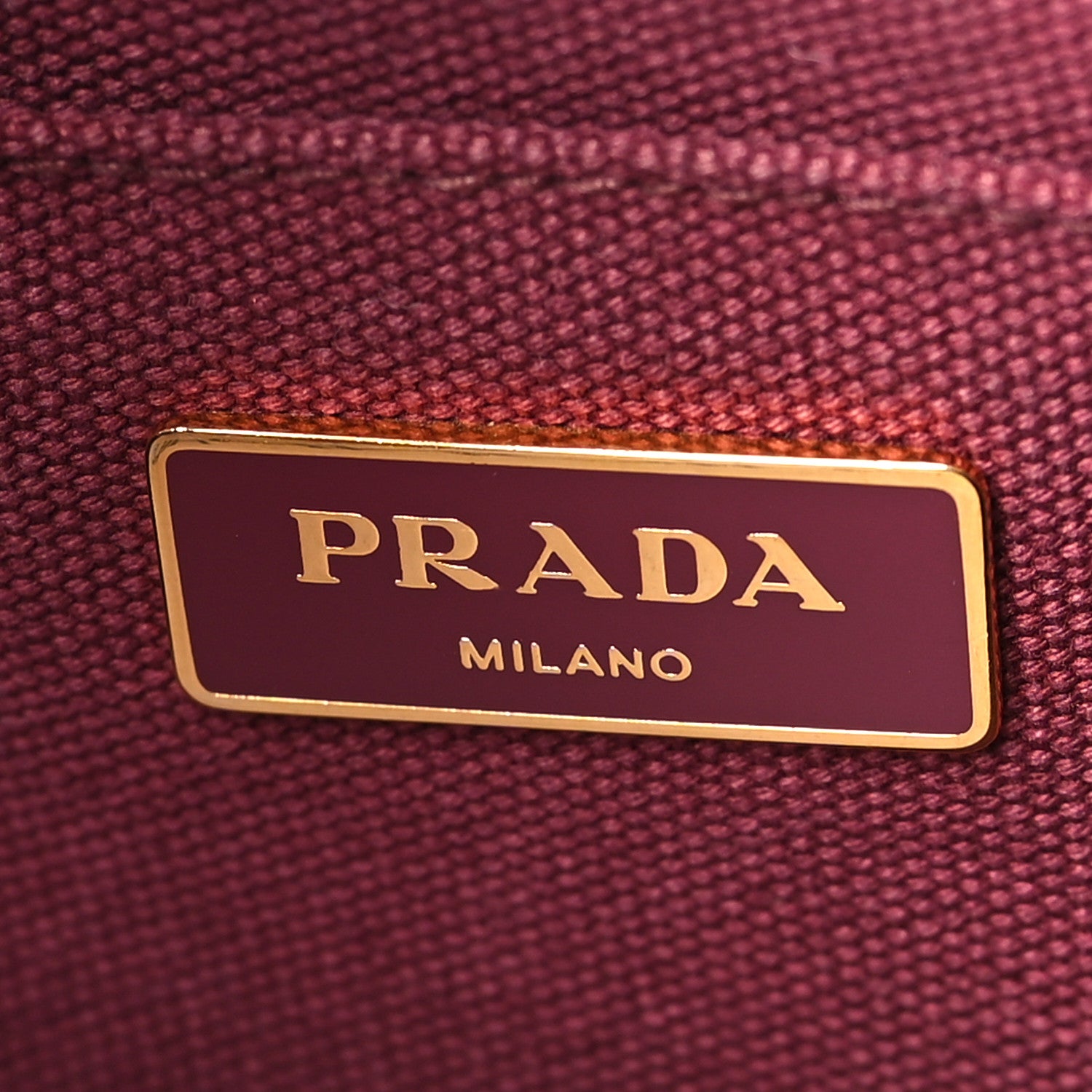 Prada Canapa Crystal Studded Tote Amaranto 6 of 9