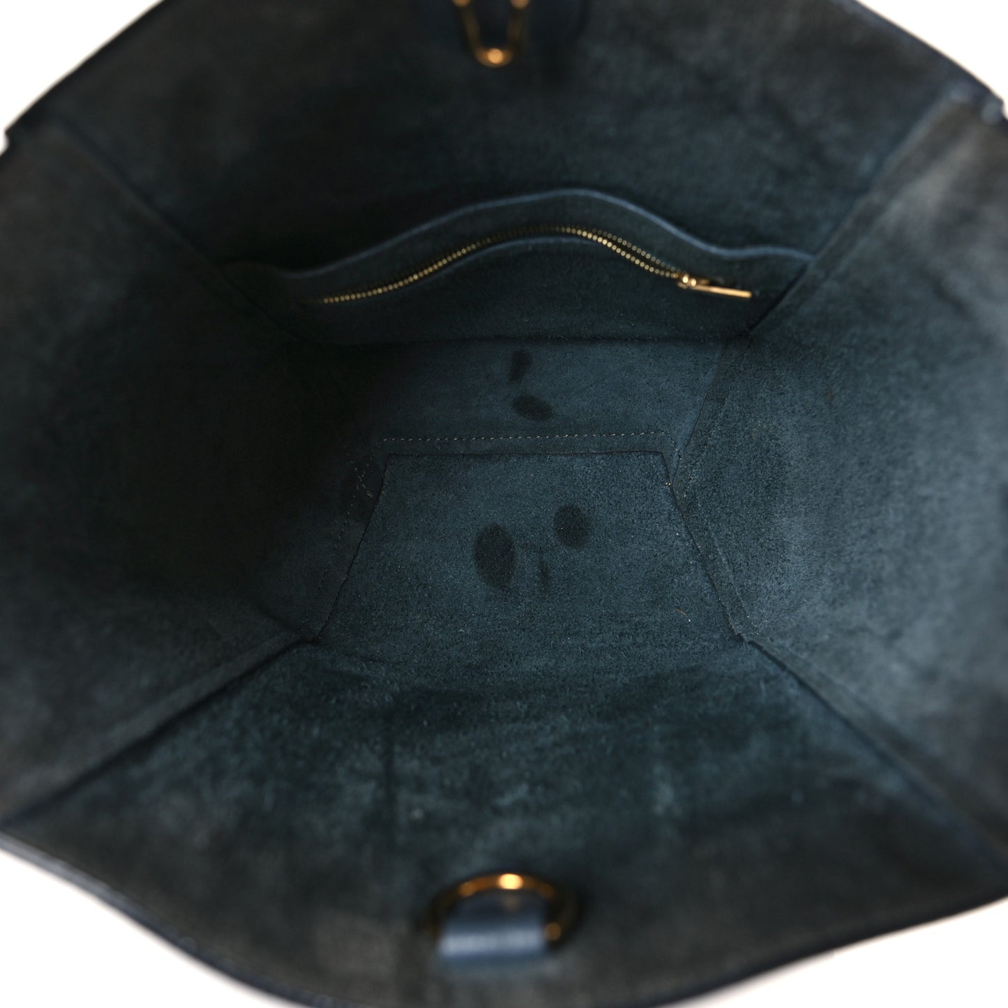 Soft Grained Calfskin Small Sangle Bucket Bag Blue