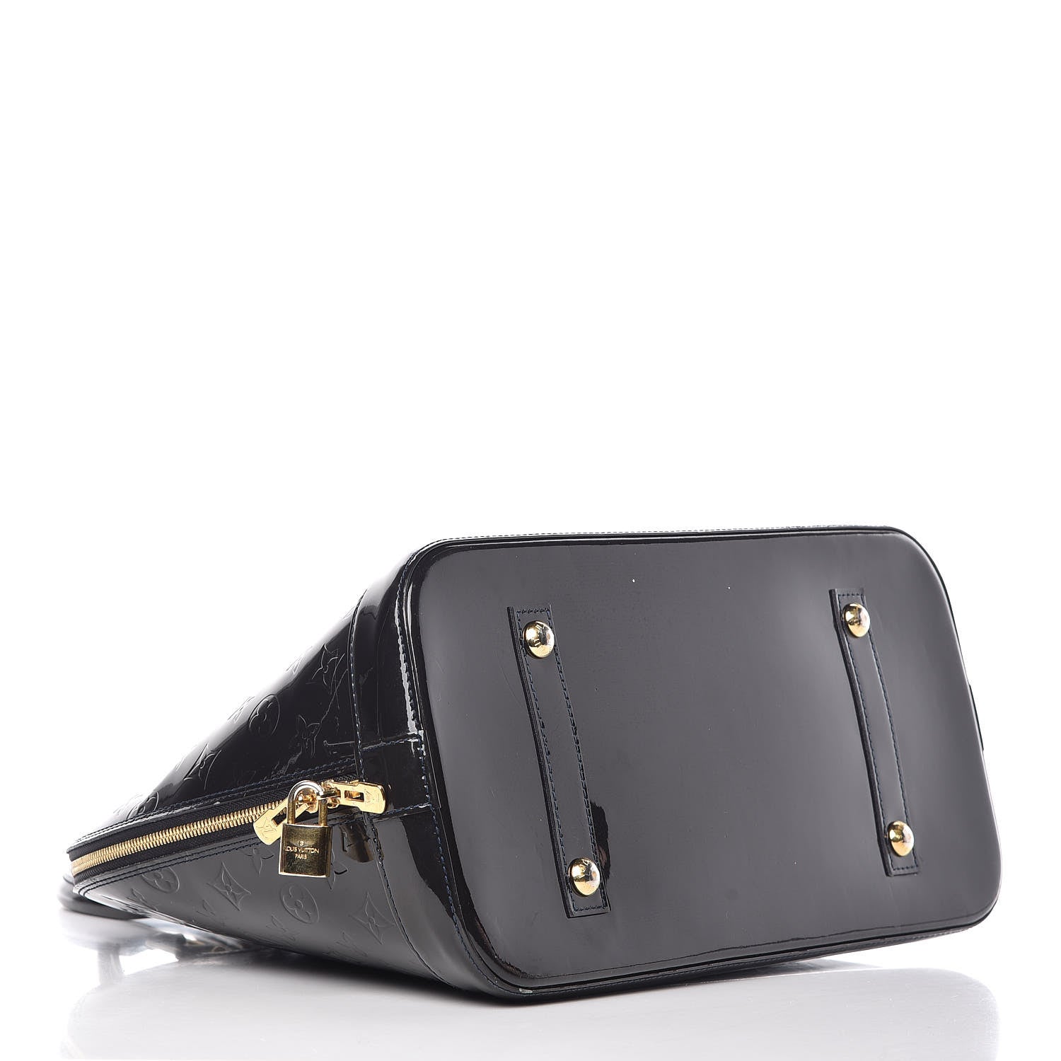Louis Vuitton Vernis Alma MM Blue Infini 4 of 19