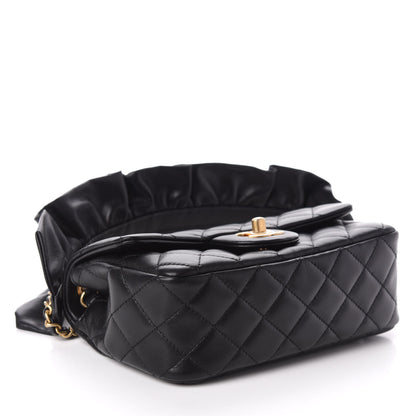 Chanel Lambskin Quilted Mini Romance Rectangular Flap Black 4 of 10