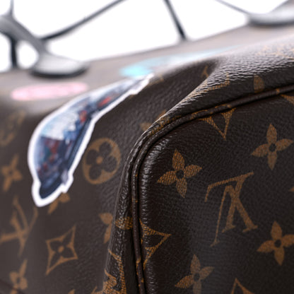 Louis Vuitton Monogram World Tour Neverfull MM 10 of 15