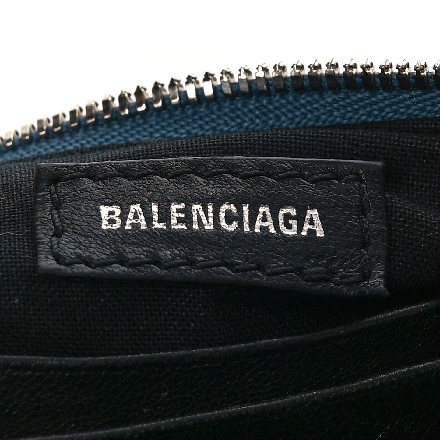Bleached Denim BB Monogram Le Cagole Mini Purse With Chain Blue