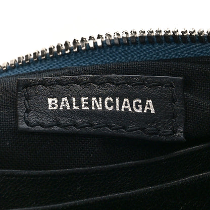 Balenciaga Bleached Denim BB Monogram Le Cagole Mini Purse With Chain Blue 5 of 7