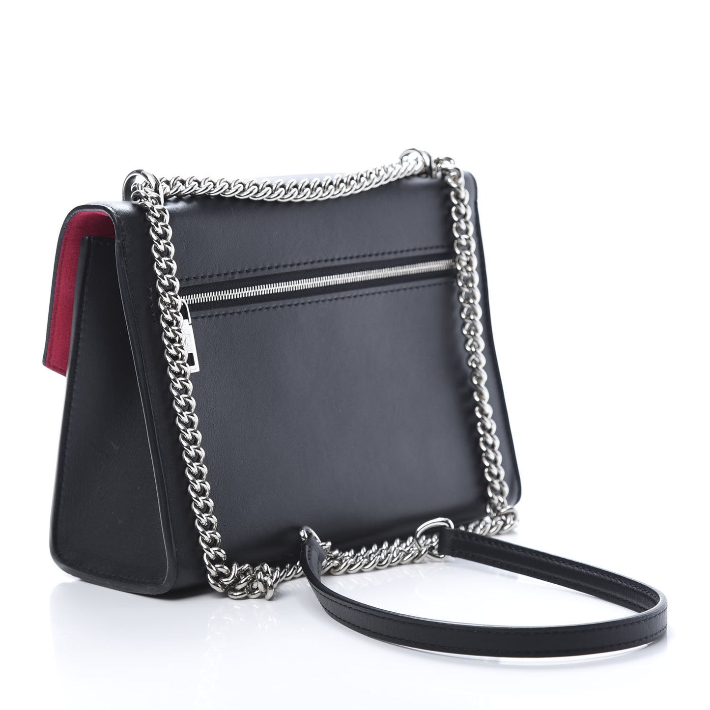 Soft Calfskin Pins My Lockme Chain Bag BB Black