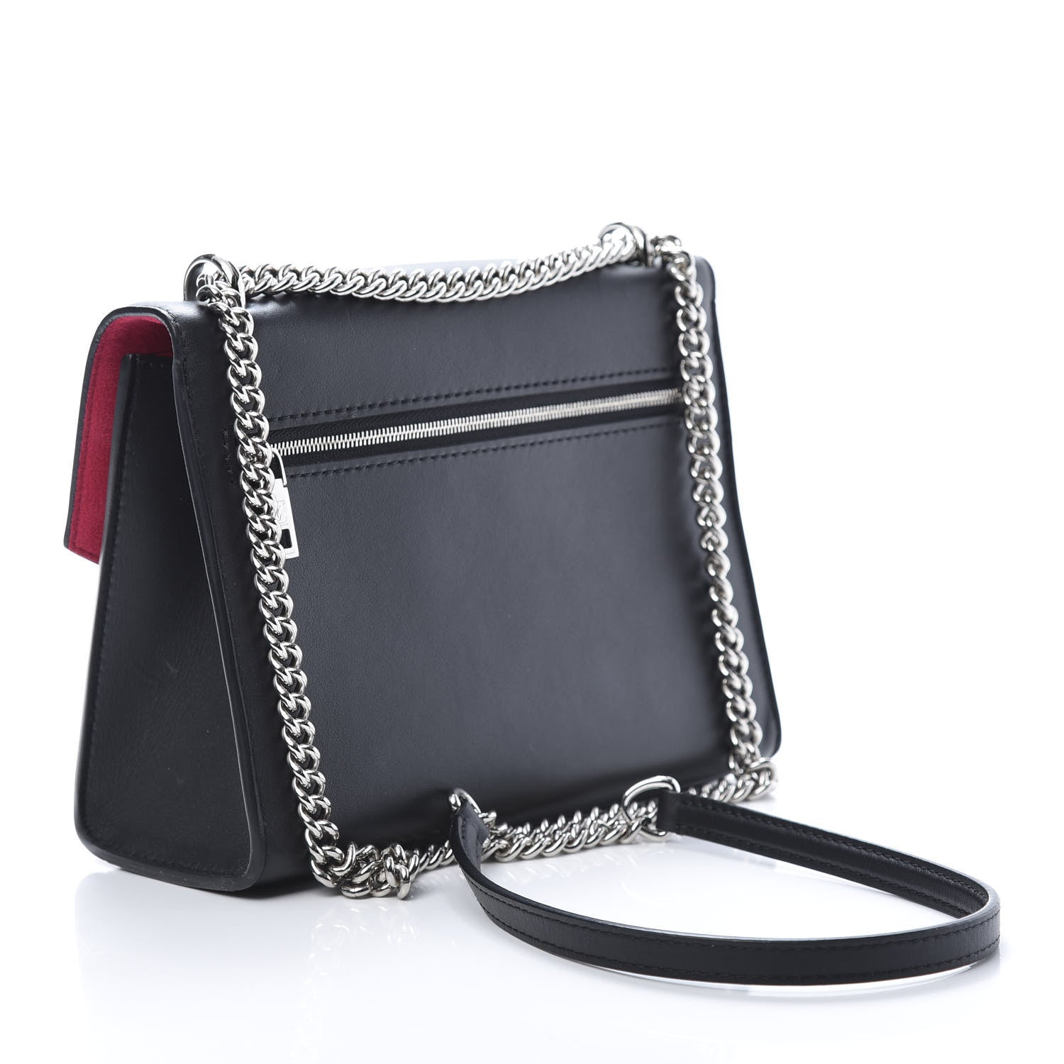 Louis Vuitton Soft Calfskin Pins My Lockme Chain Bag BB Black 3 of 11
