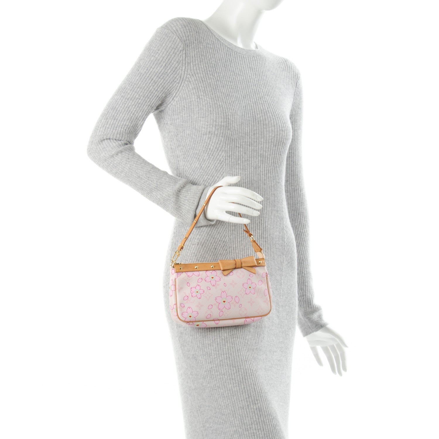 Louis Vuitton Monogram Cherry Blossom Pochette Accessories Pink 2 of 7