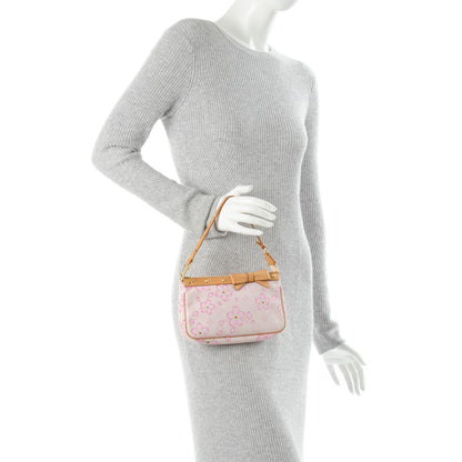 Louis Vuitton Monogram Cherry Blossom Pochette Accessories Pink 2 of 7