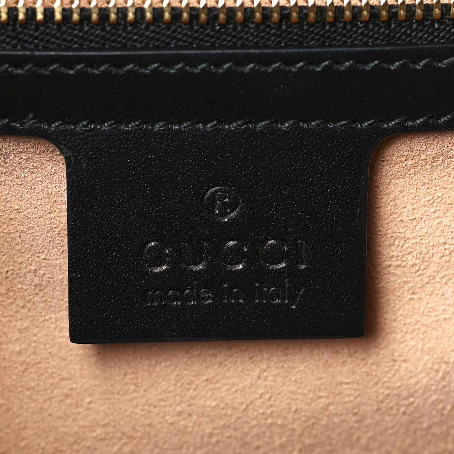Guccissima Medium Padlock Shoulder Bag Black