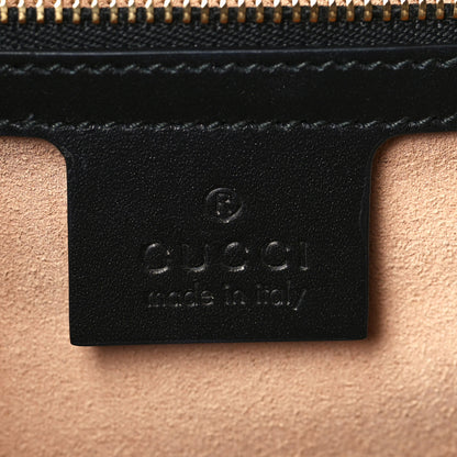 Gucci Guccissima Medium Padlock Shoulder Bag Black 6 of 9