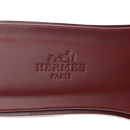 Hermes Epsom Oran Sandals 36 Rouge H 7 of 9