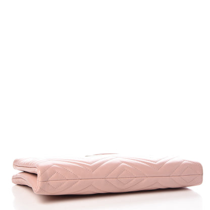 Gucci Calfskin Matelasse GG Marmont Double Zip Chain Bag Perfect Pink 4 of 13