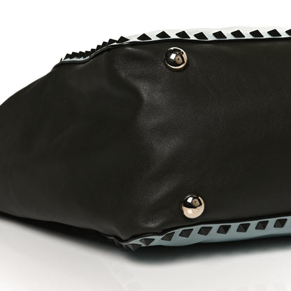Valentino Garavani Vitello Colorblock Medium Rockstud Tote Multicolor 10 of 11