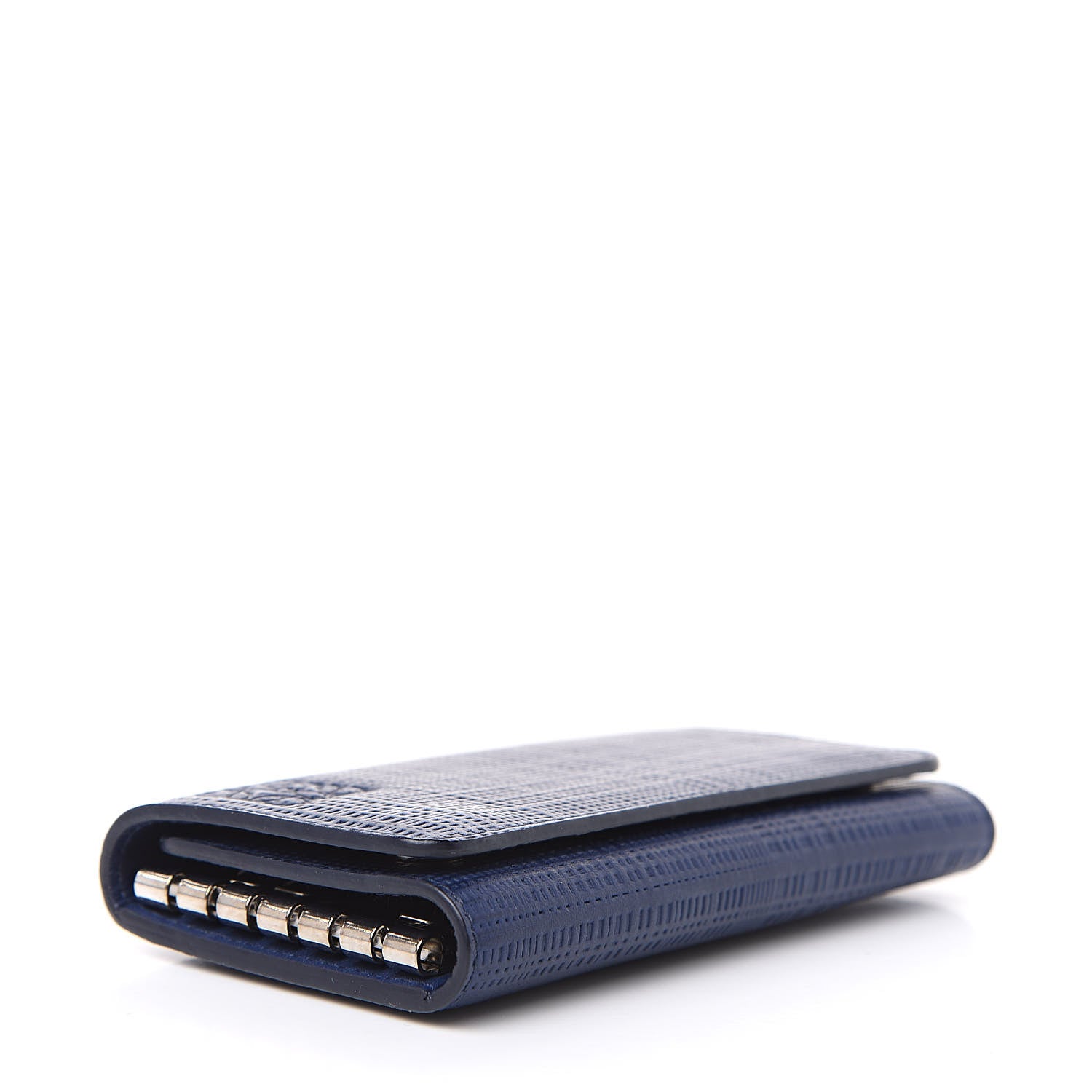 Loewe Textured Calfskin 6 Key Holder Electric Blue 4 of 6
