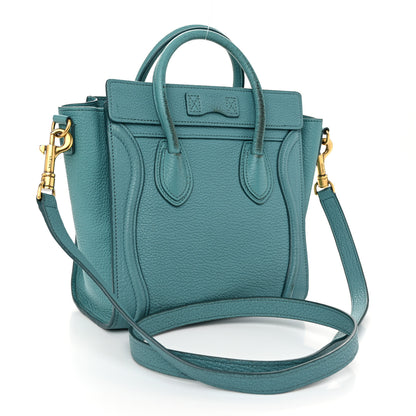 Celine Goatskin Nano Luggage Antarctic 3 of 12