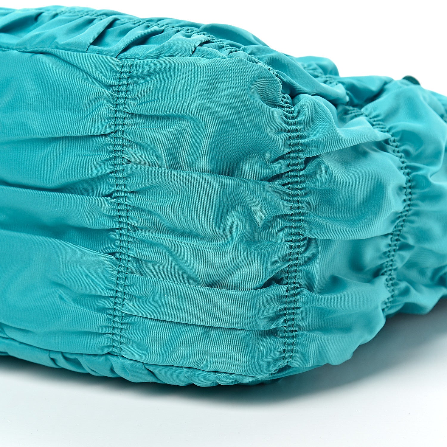 Prada Tessuto Nylon Gaufre Tote Turchese 9 of 12