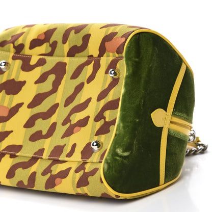 Christian Dior Leopard Canvas Gambler Dice Bowler Multicolor 7 of 10