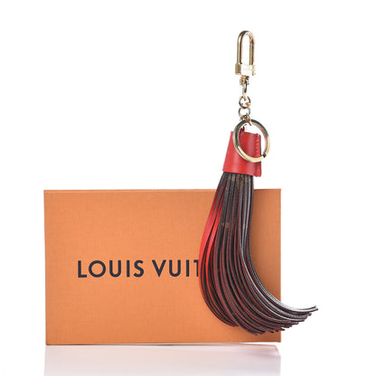 Louis Vuitton Monogram Tassel Bag Charm Red 6 of 6