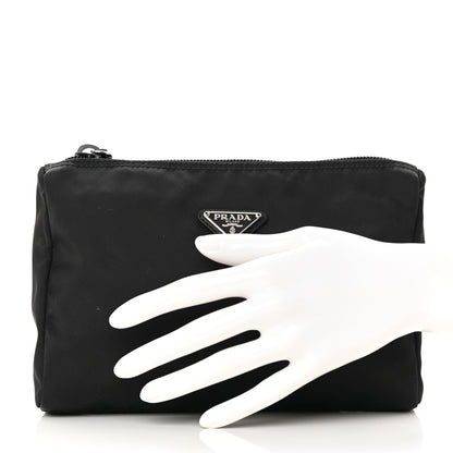 Prada Nylon Vela Cosmetic Pouch Black 2 of 10