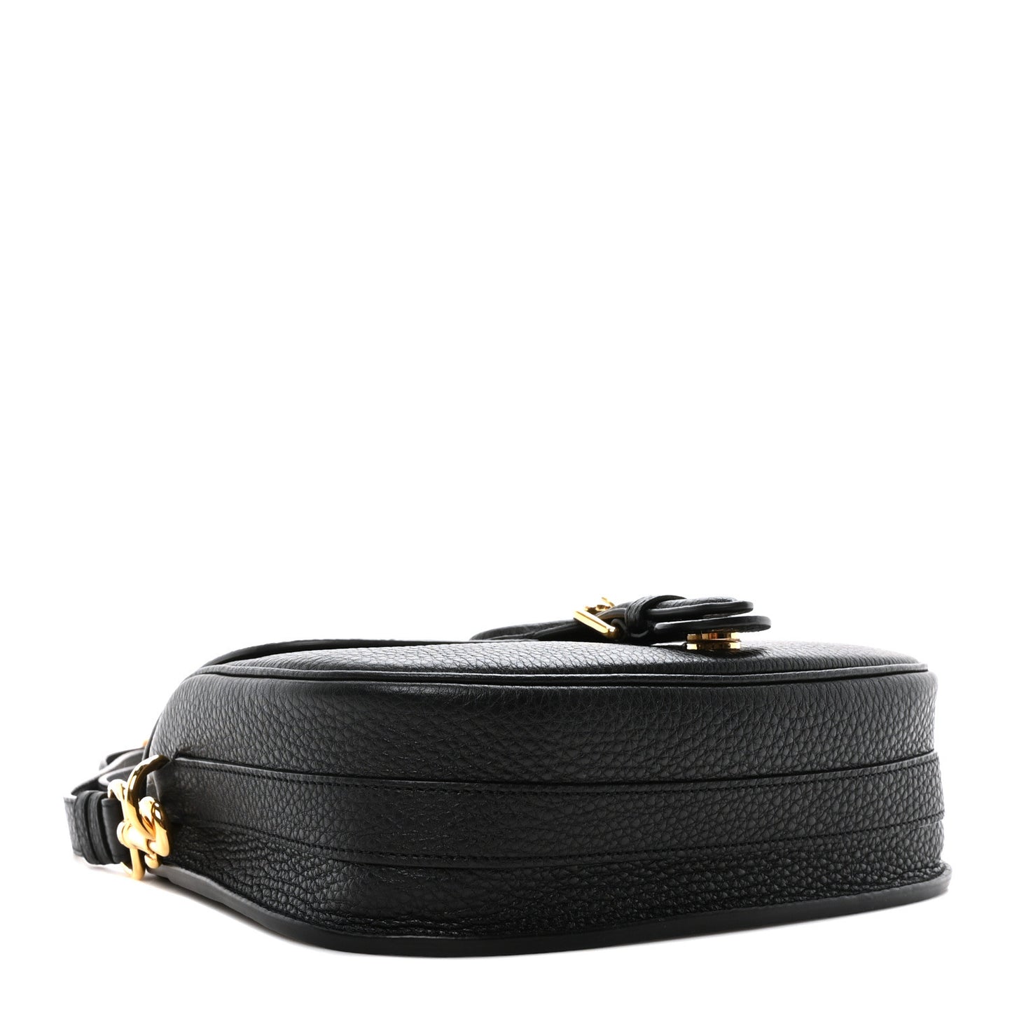 Grained Calfskin Medium Bobby Flap Black