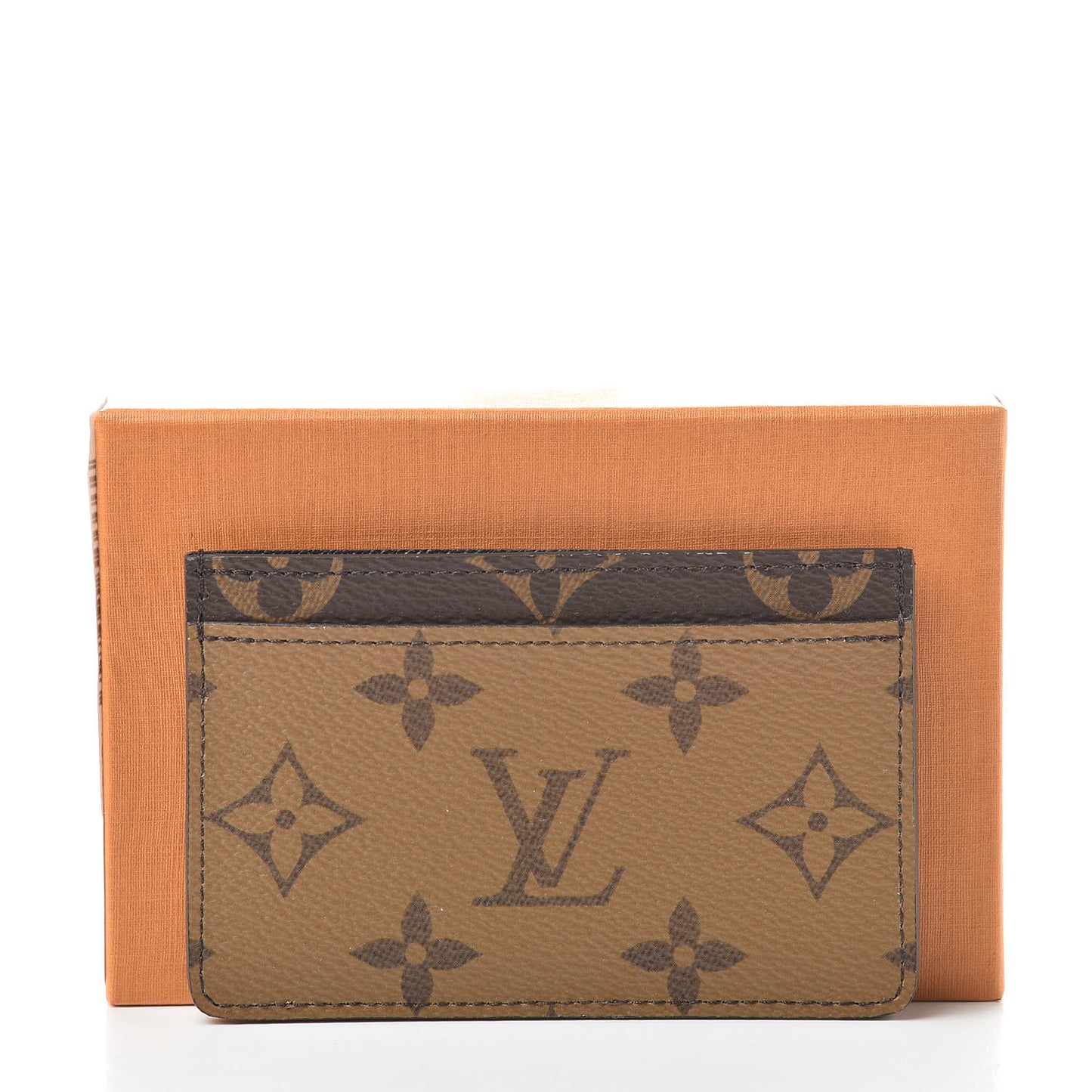 Reverse Monogram Card Holder