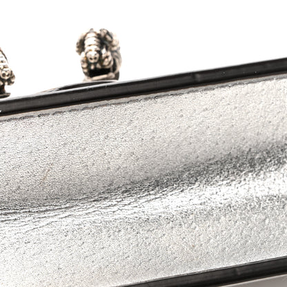 Gucci Metallic Calfskin Super Mini Dionysus Shoulder Bag Silver 10 of 12