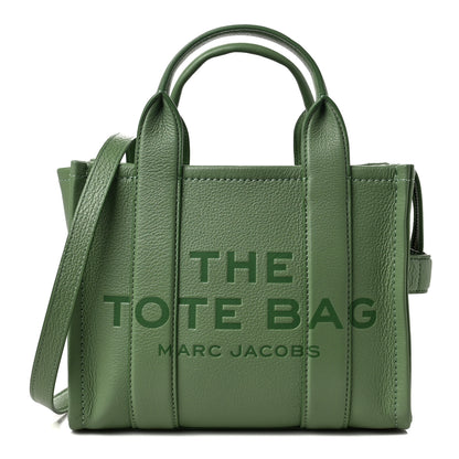 Marc Jacobs Grained Calfskin Small The Tote Bag Aspen Green 1 of 8
