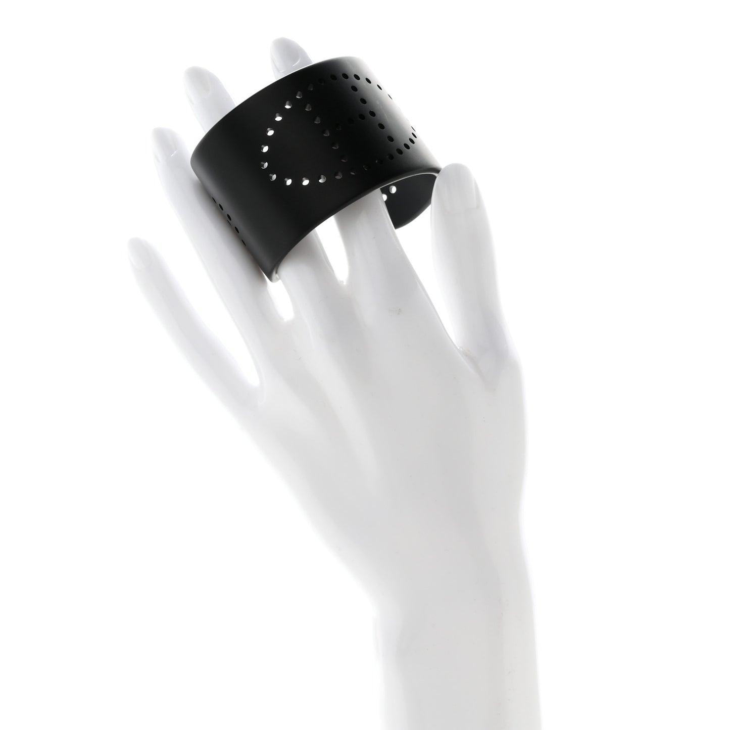 Aluminium Evelyne Sunset Cuff Bracelet T2 Black