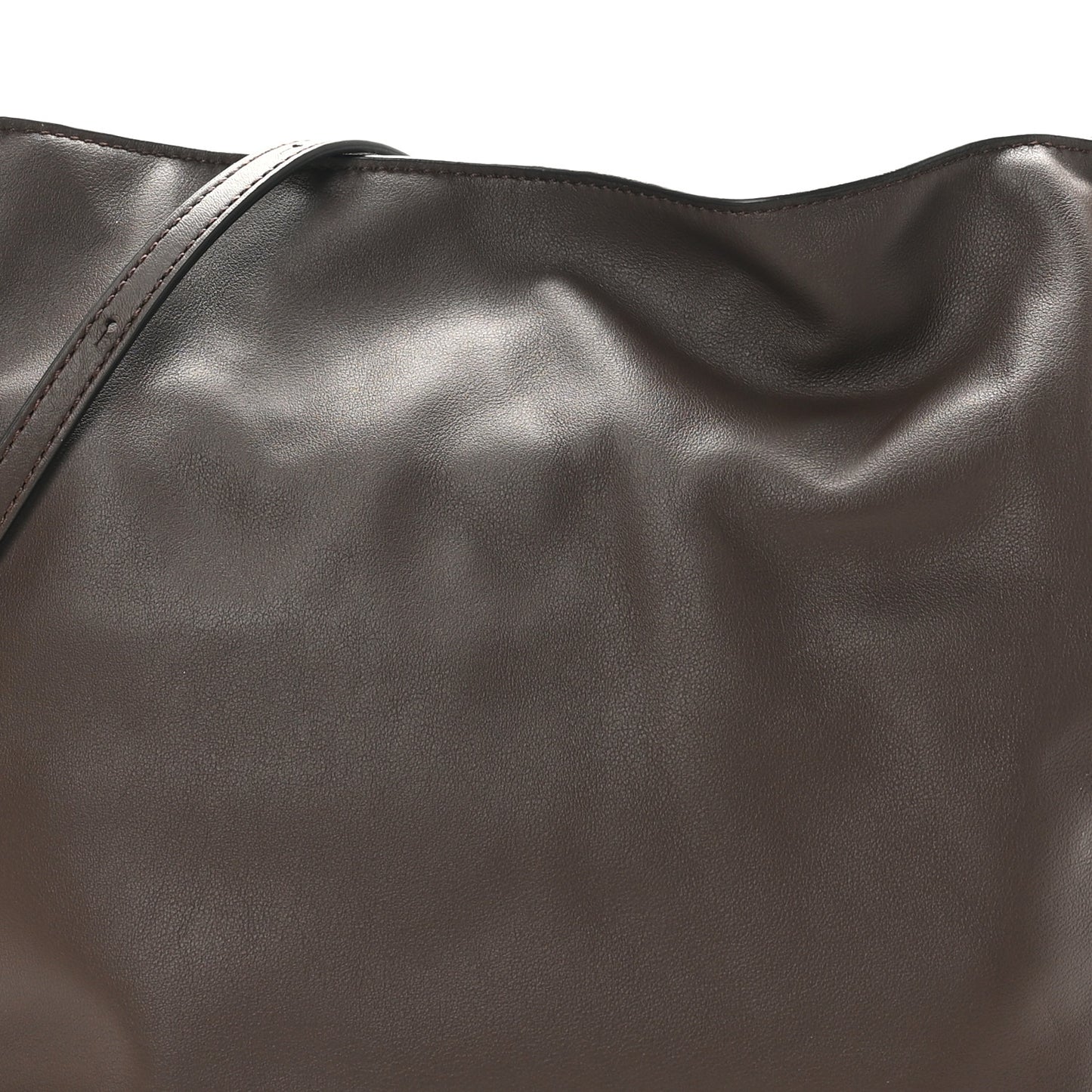 Nappa Medium Flamenco Knot Bag Chocolate